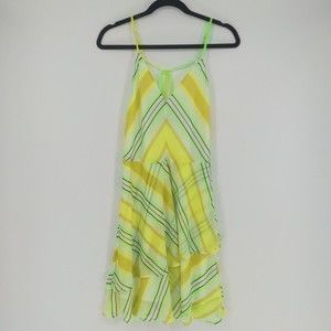 Christopher John Rogers Target Women's Dresses Striped Slip Dress Size 8 Neon